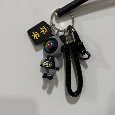 Astronaut-Design Keychain, Key Fob, Keychain Pendant, Cute Keychain for Car Keys, Cute & Stylish Car Keychain for Men & Women, Universal Car Interior Decoration Accessories, Keyrings