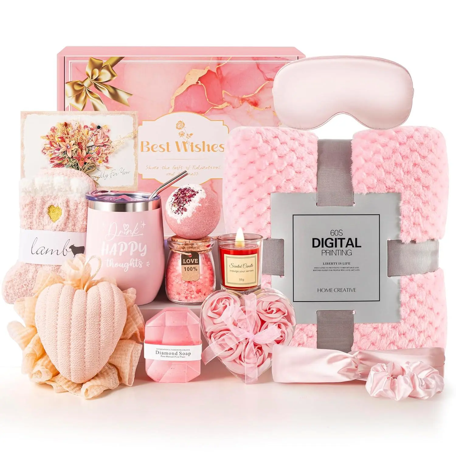 Mothers Day Gifts for Women,Mothers Day Gifts Baskets for Mom, Happy Birthday Gift Ideas Basket
