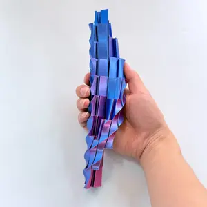 Creative 3D Printed Hexagonal Transformable Cube, Bendable Geometric Desktop Ornament, Home Stress Relief Decor, Fun Gift