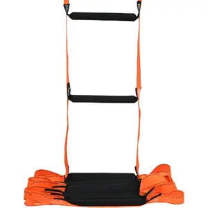 16 Feet Reusable Portable Emergency Fire Escape Safety Ladder for 2-3 Story Homes, Suitable for Windows Balconies Sailboats Kayaks and More