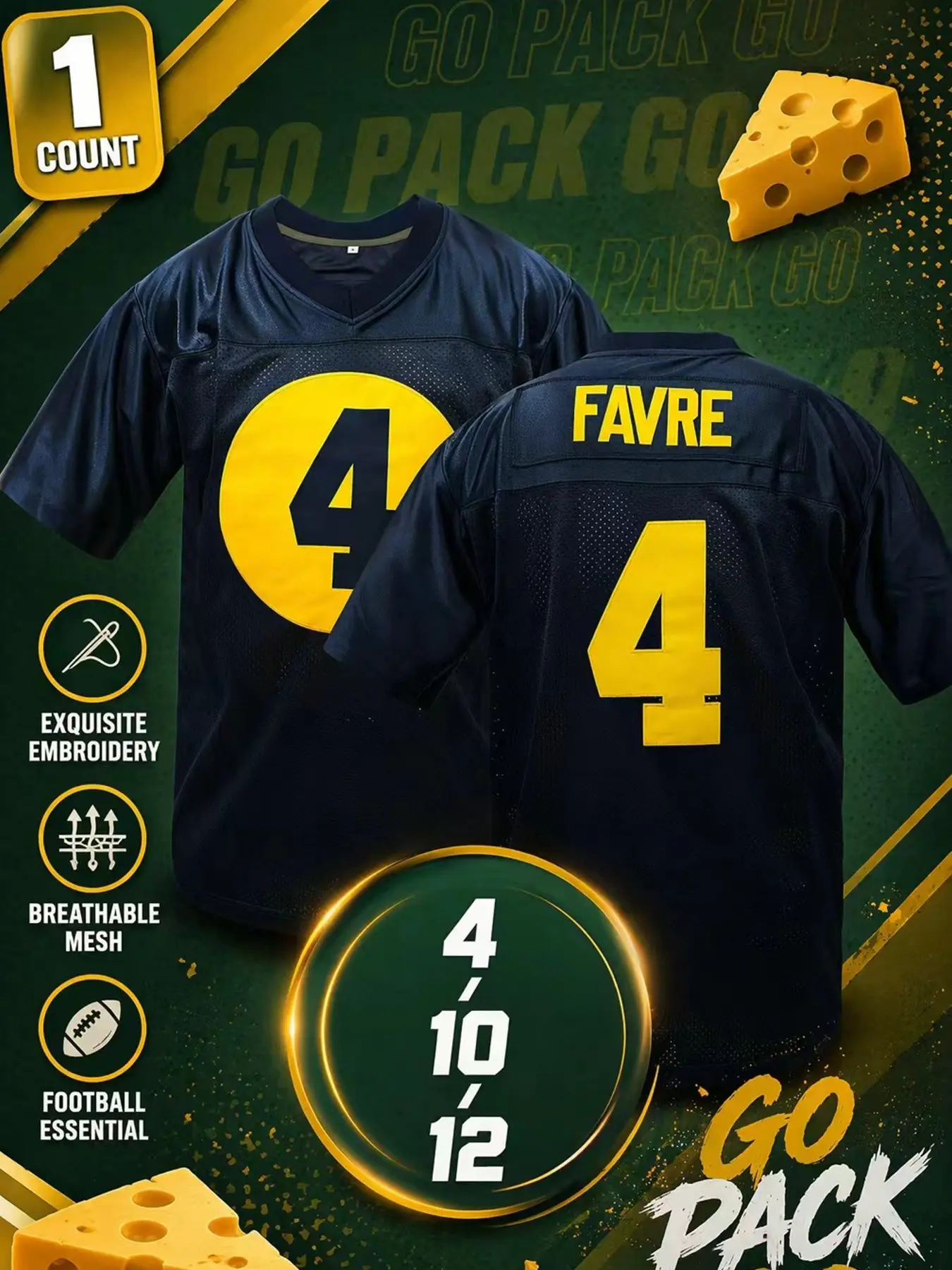 Men's Rugby Jersey, #4 #10 #12 Embroidered, Love Jersey, Short Sleeve V Neck Polyester, Quick Dry Breathable, All Seasons, Casual Training Street Style
