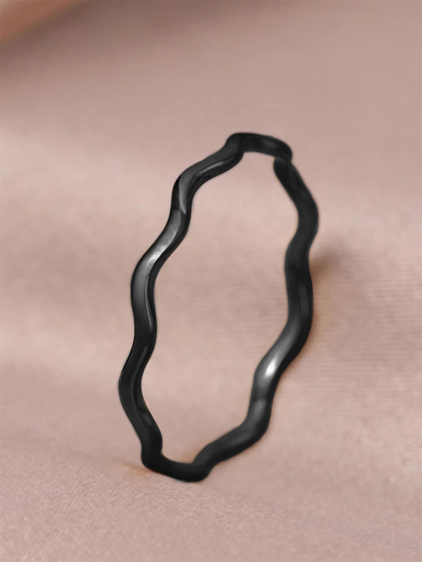 Simple Plain Color Copper Ring, Fashion Accessories for Women, Casual Jewelry for Party, Daily Decor, Trendy All-match & Exquisite Jewelry for Gift, Stackable Rings