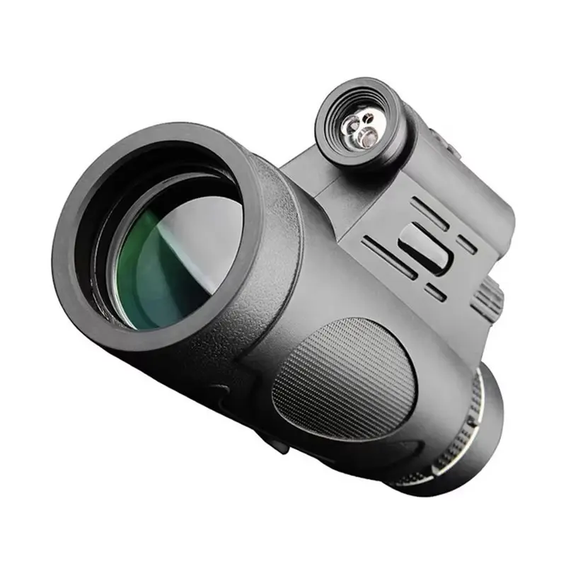 10x42 Night Vision Monocular Telescope with Light, Film HD, Portable Illumination, Non-Slip Grip, Bird Watching, Outdoor Exploration, Night Fishing, Night Vision Telescopes