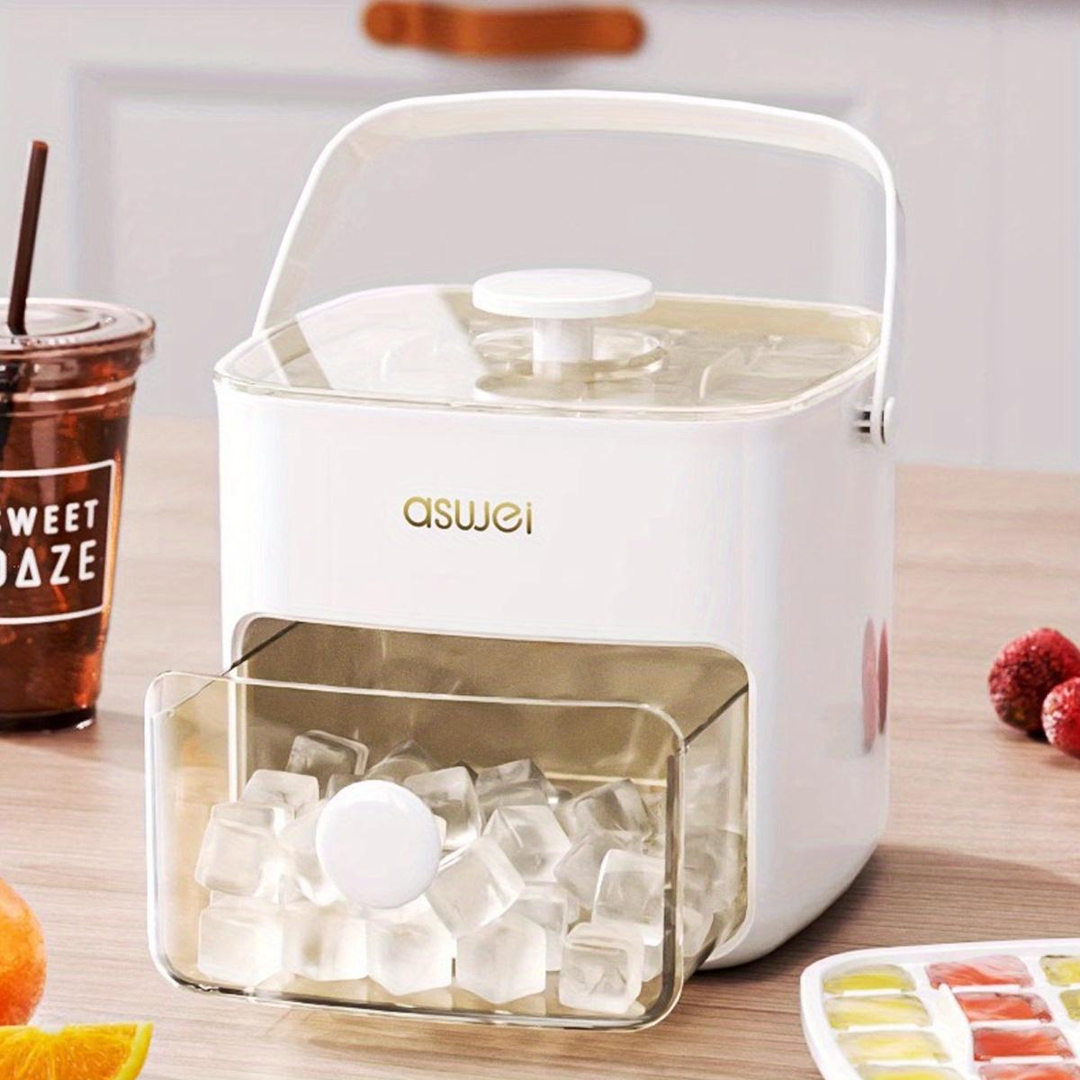 48-grid Ice Cube Maker, Large Capacity Double Layer Ice Cubes Maker, Ice Tray for Whiskey & Cocktail, Ice Molds, Kitchen Gadgets