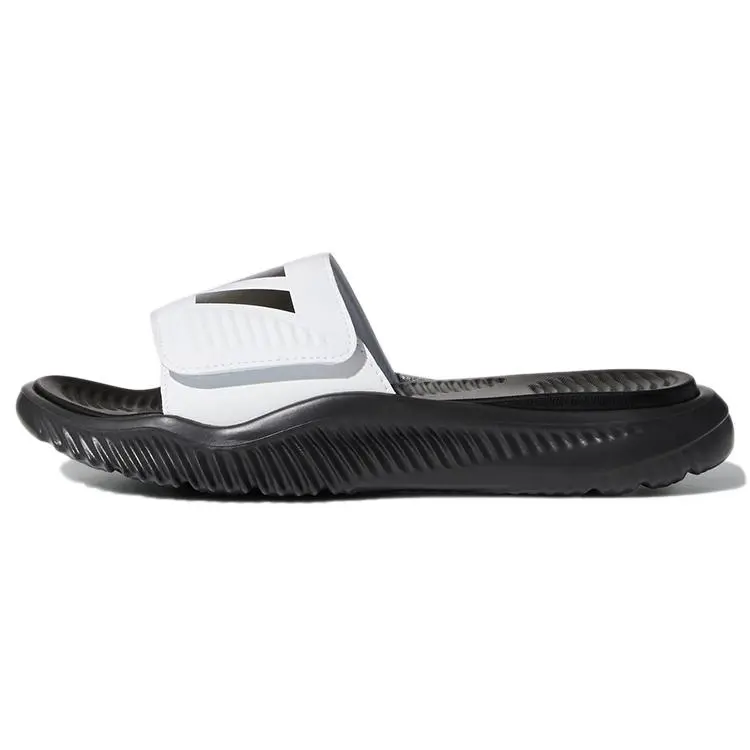 adidas Alphabounce Slide Fashion Velcro Rubber Sole Non-Slip Slide Sandals FZ0388