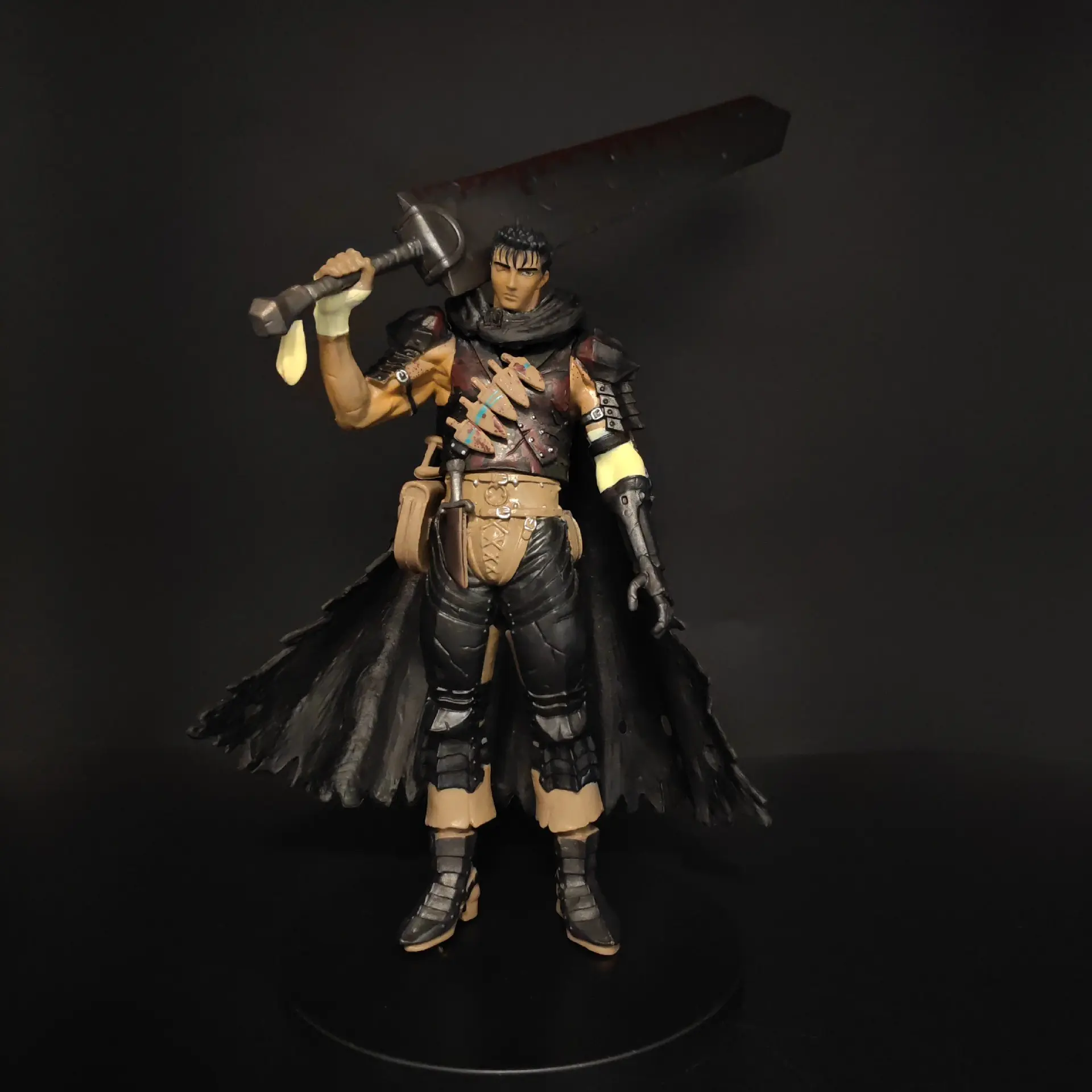Berserk Guts Blood Version Anime Figure Model, Anime Character Statue, Collectible Handmade Statue, Detailed Design, Perfect Gift for Fans