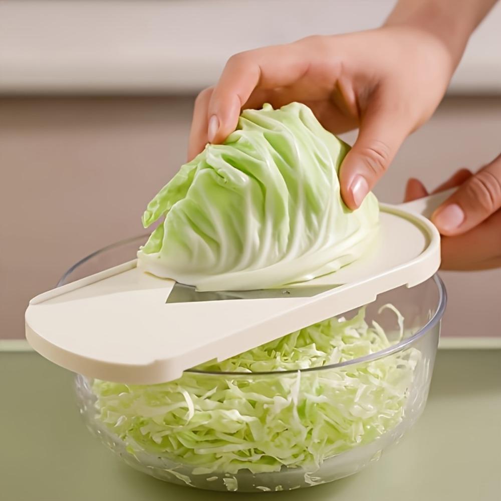 Manual Cabbage & Vegetable Shredder, Multipurpose Kitchen Tool for Salad Making, Vegetable Chopper & Grinder with Easy-Grip Handle, Utensils, Veggie Chopper, Kitchen Vegetable Slicer, Vegetable Cutting Slicer