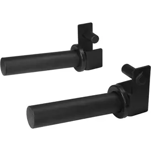 Power Rack J-Hooks & Attachments – Heavy Duty Barbell Holders Compatible with Power Racks for Home Gym