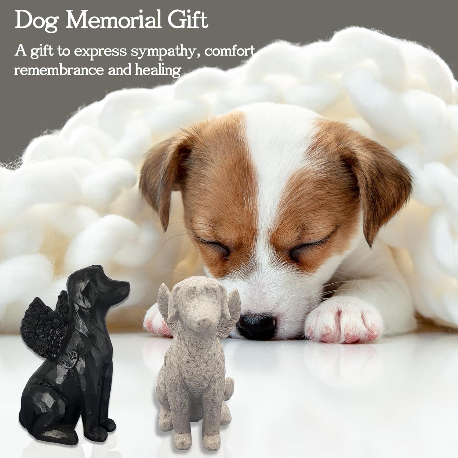 Angel  Figurine - Sympathy  for  Loss, Outdoor Memorial Statue Decor