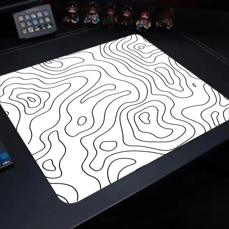 Fluid Mouse Pad Multiple Sizes Large Square Computer Office Game Table Mats Rubber Anti-slip Mousepads Small Decor Desk Pads Non Slip Mousepad backtoschool