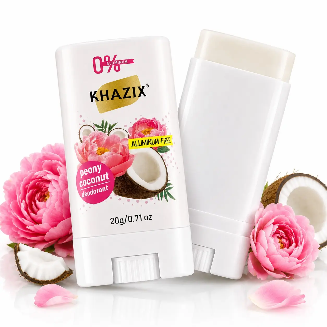 Rose Fragrance Deodorant Stick, Aluminum-Free Fresh Scent, Whole Body Body Care Balm, for Underarms, Feet, Travel & Daily Use, Solid Stick Deodorant