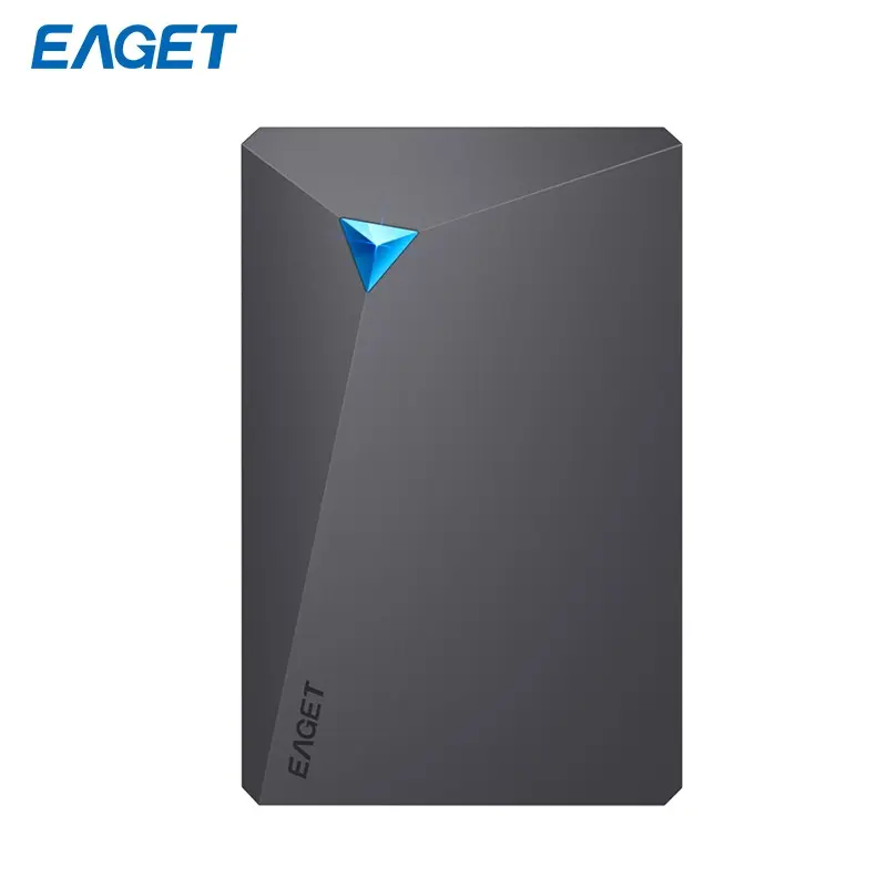 EAGET 1-Pack Dual-Disk Portable HDD, 1TB Large Capacity USB 3.0 External Hard Drive, Compatible with PC, Laptop, PS4, Xbox, for Game, File, Video, Music Storage Expansion and Backup, External Storage Devices