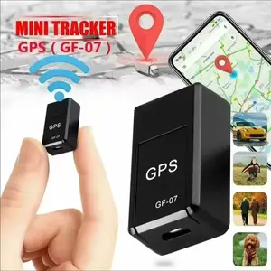 Mini GF-07 Smart Wireless Car GPS Tracker, Real-Time Tracking for Kids, Pets, Cars, Gsm/gprs/GPS Cellular, Anti-Theft, Lost Prevention, Sim Message Locator, Vehicle Tracker