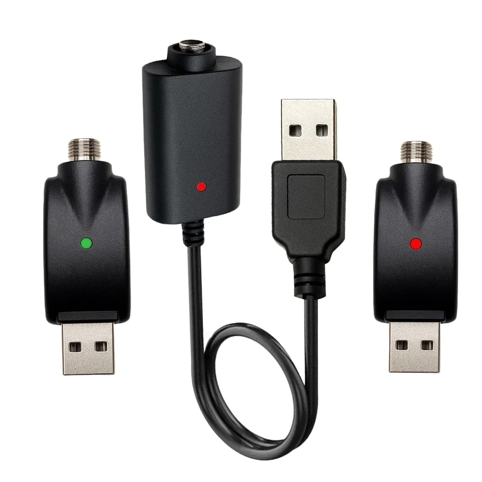 Smart USB 510 Thread Charger Cable with LED Indicator, 3-Piece Set, Overcharge Protection, Wireless Soldering Iron Charging, Charging Accessory