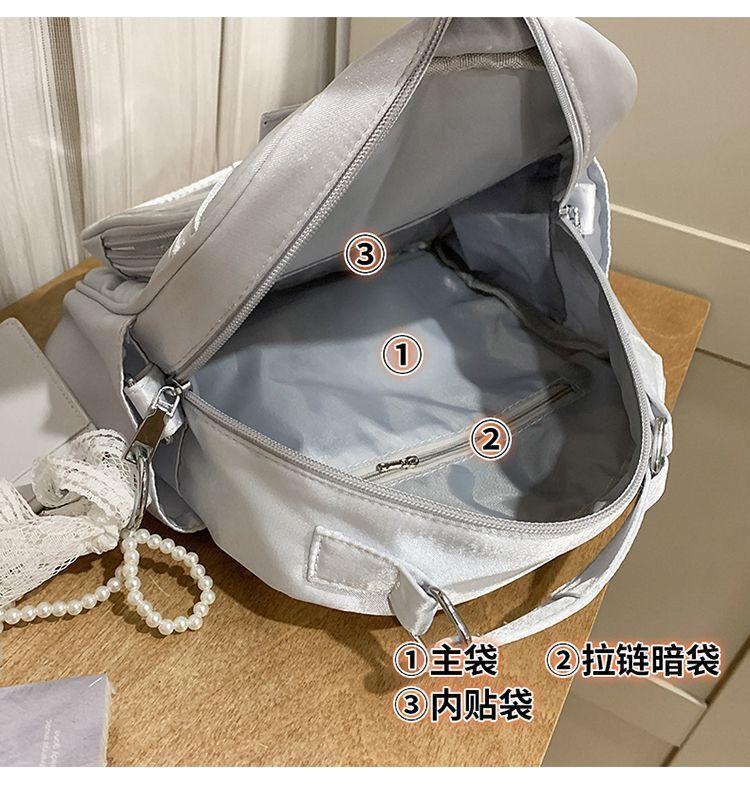 Y2K New Women Cute Ita Backpacks Lolita Girl Transparent Bag Fashion Shoulder Crossbody Bag Large Capacity DIY Display Knapsacks