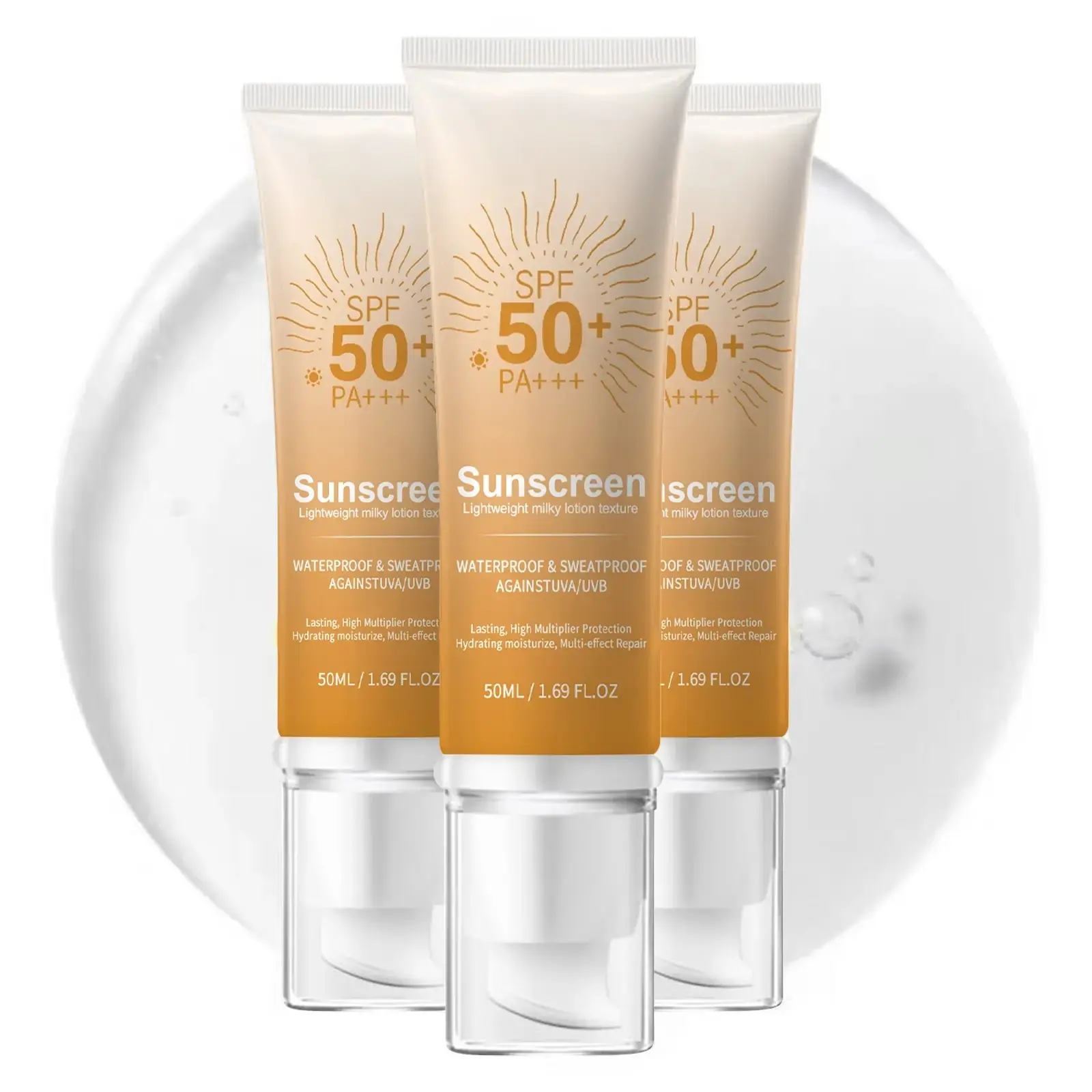 Tinted Sunscreen for Face SPF 50, Facial Moisturizing Hydrating Anti-Aging Skincare with Broad Spectrum Tone-Up Protection