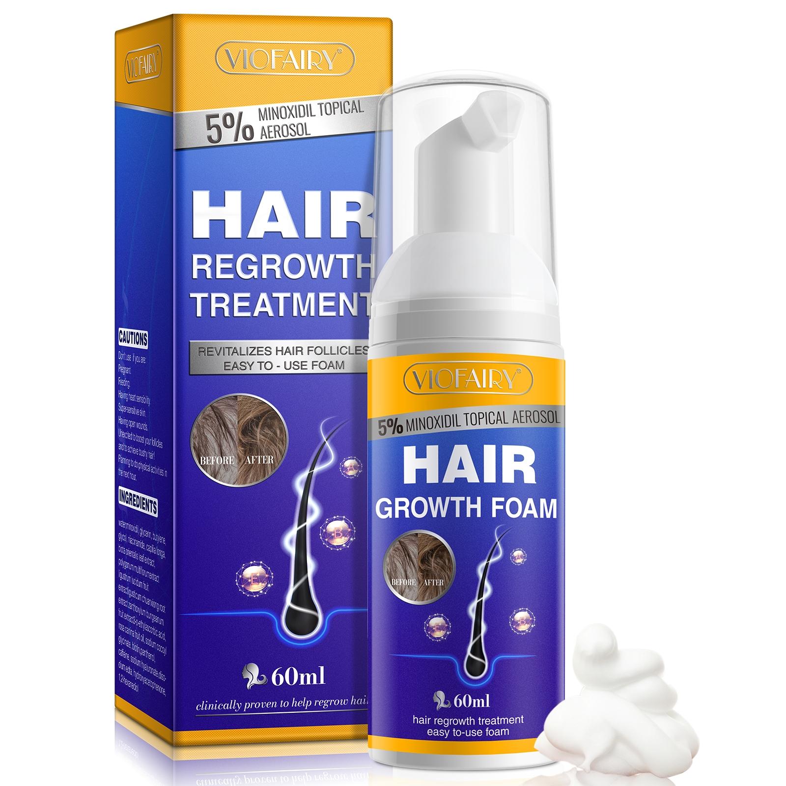 Viofairy Hair Mousse Volumizing Fine Hair for Thicker Hair, Nourishing Formula for Hair Strengthening and Volume, Ideal for Daily Use