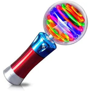 Spinning Light Up Toy Wand – Magic Ball with LED Lights, Sensory Spinner for Kids, Party Favors & Classroom Prizes, Autism-Friendly Giftfidget toys