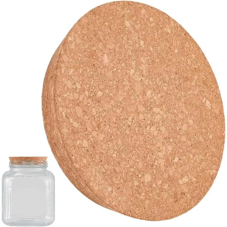 Large Cork Bottle Stoppers 5.5~6.3 Inch  Corks   Bottle Stoppers  Jar Cork Large Tapered Corks Plugs for Kitchen Wedding Favor Canning Bottles - 1.2 Inch Thick