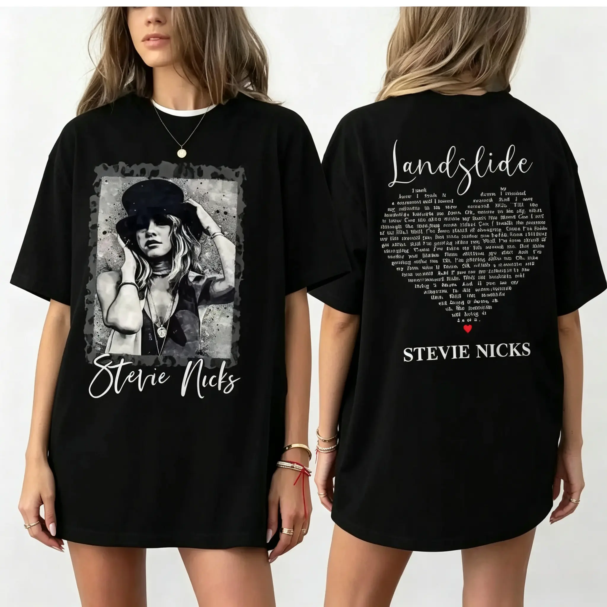 Vintage Stevie Nicks One Side Unisex T Shirt Featuring Dont Be A Lady Be A Legend Retro 90s Tour Graphic Perfect Gift for Men and Women