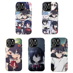 L0ve, Chuniby0  & 0ther Delusi0ns! Phone Case,Anime Girl Cover,Compatible  for iPhone 16 15 14 13 12 11 17 Pro Max for Samsung S21 S22 S23 S24 S25 S26 Phone Case,Durable Dual-Layer Design Phone Cover,Gifts for Anime Lovers & Fans