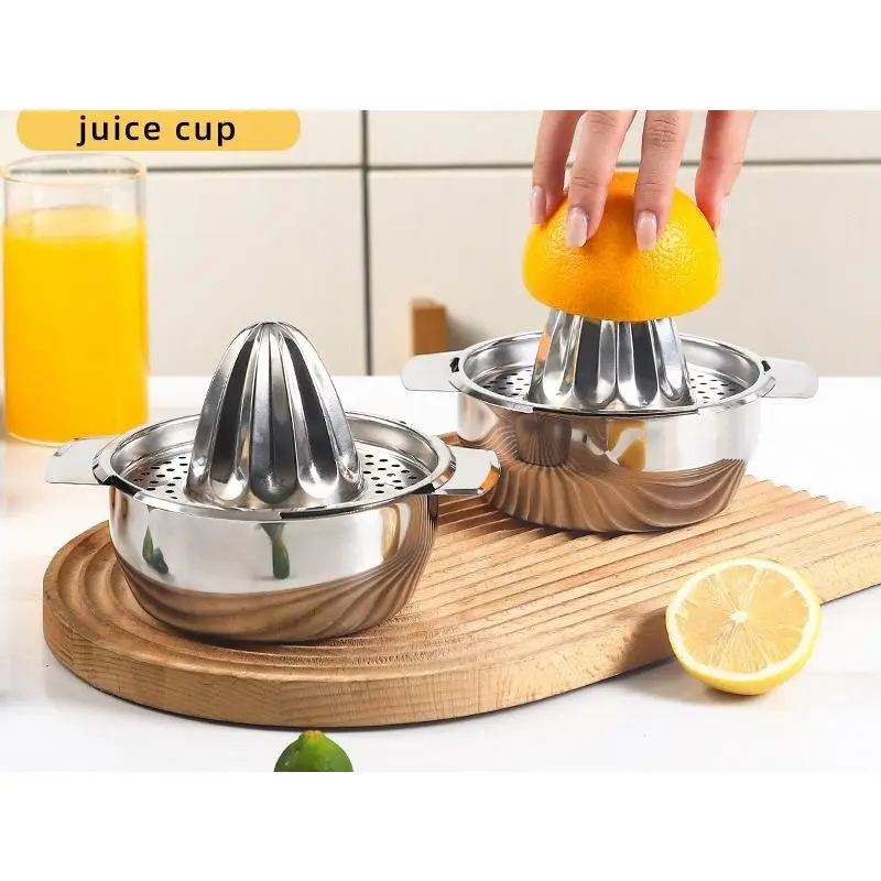 Best-selling stainless steel juicer, household orange juice press, lemon manual stainless steel juicer