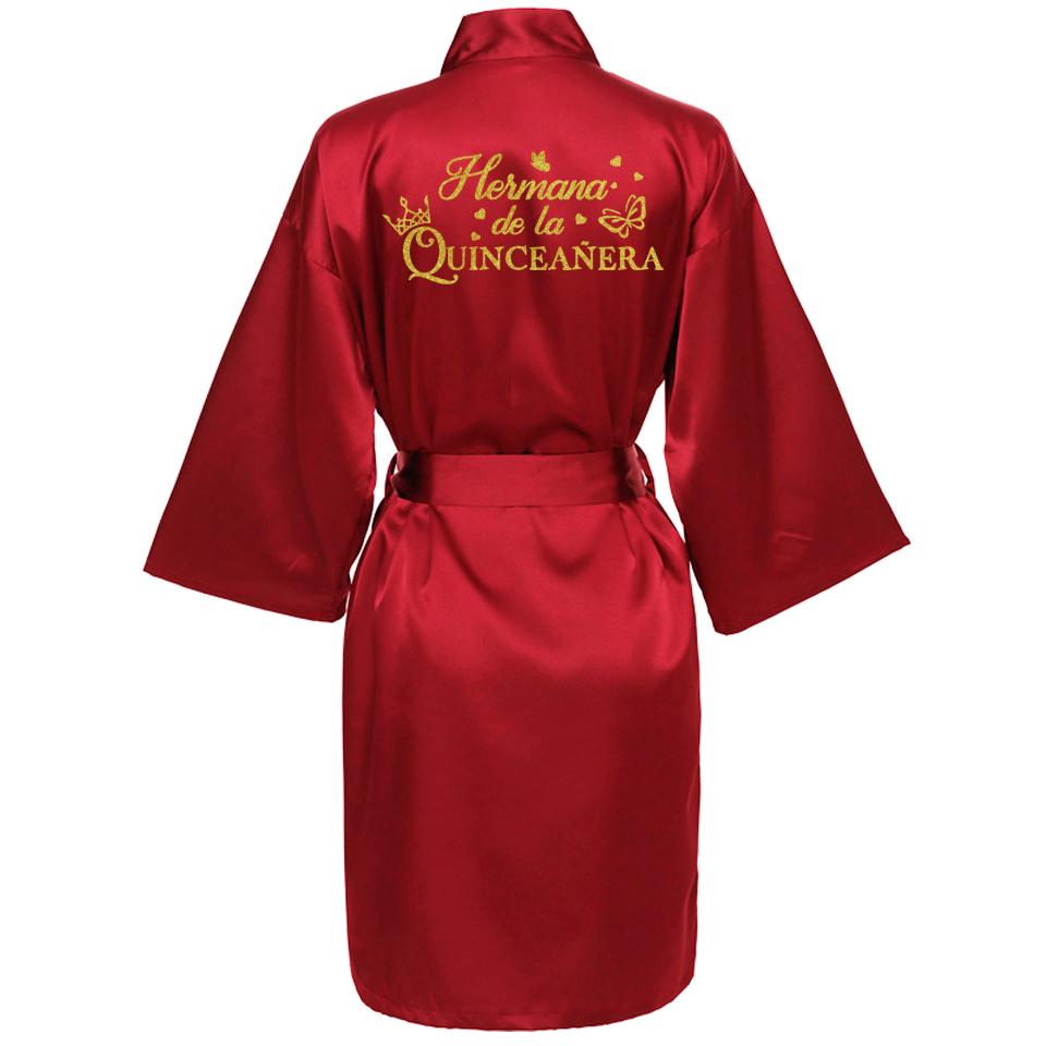 Mis XV Bathrobes Princess Sweet 15 Years Girl Birthday Party Mis Quince Años Robes Quinceanera Robe