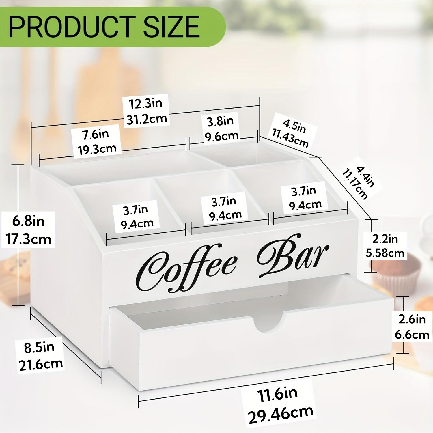 Kitchen Utensil Storage Box, 1 Count Wooden Kitchen Utensil Holder, Desktop Cutlery Storage Box, Home Organizer for Kitchen Accessories, Bedroom, Desk, Home Decor Organiser