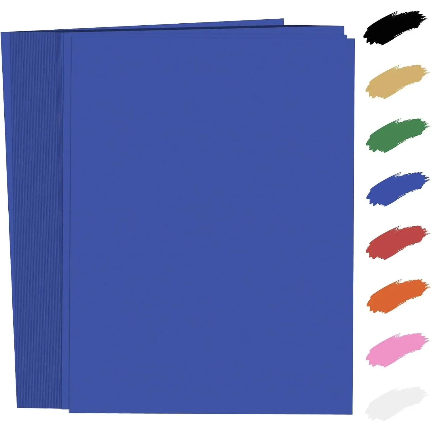 100 Sheets Blue Card Stock 8.5 x 11in,250GSM 92lb Blue Cardstock Card Stock Construction Paper,Heavy Weight Printer Paper for Invitations, Stationery Printing, Scrapbooking,Crafts, DIY Cards