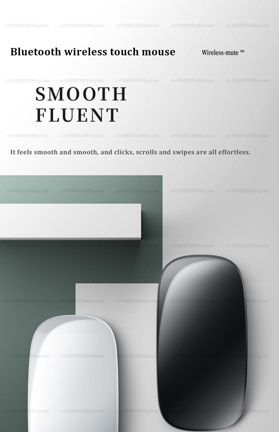 2026 Original Multi-Touch Surface Magic Mouse For Macbook Pro Air Mini Laptop Tablet PC iPad Bluetooth 5.0 Wireless Mouse