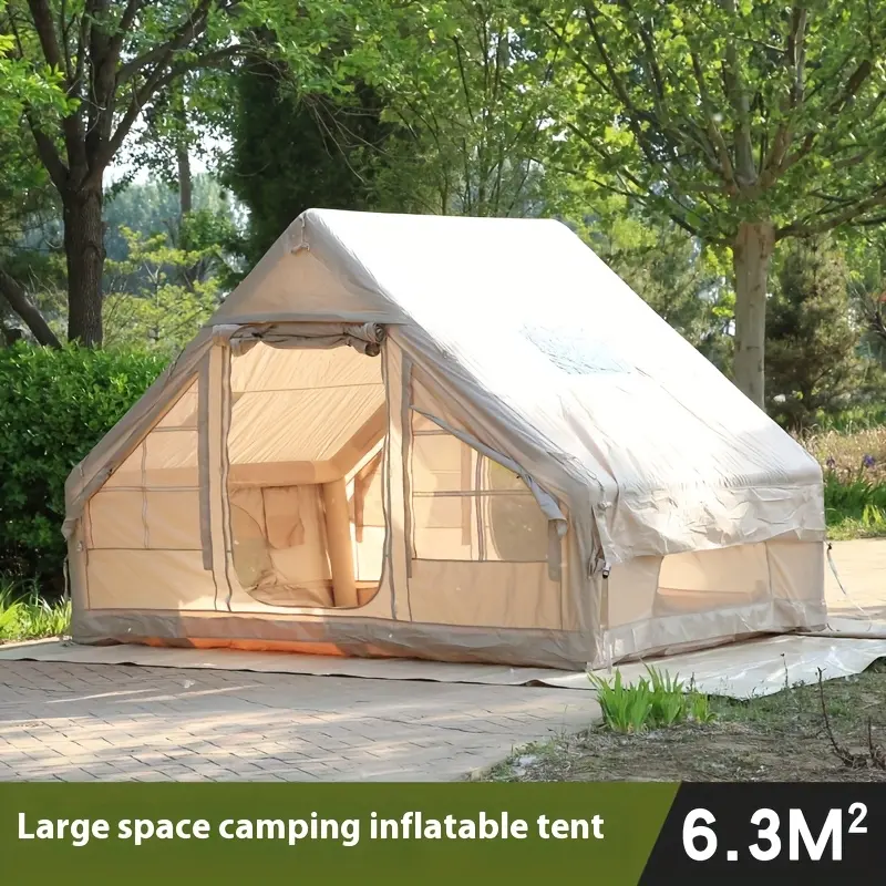Portable Inflatable Tent for Outdoor Camping, Made of Oxford Fabric, Designed for Sun Protection During Picnics, Featuring Quick Setup And Automatic Assembly for Self-Driving Trips