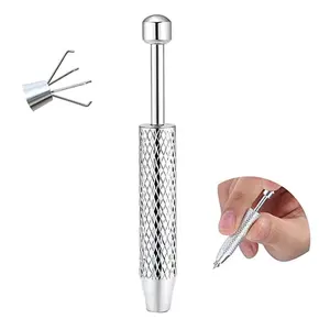 Stainless Steel Piercing Taper Ball Grabber Tool, Thread Assistant Kit, Threadless Jewelry Insertion Tool, Ear Nose Lip Piercing Jewelry Changing