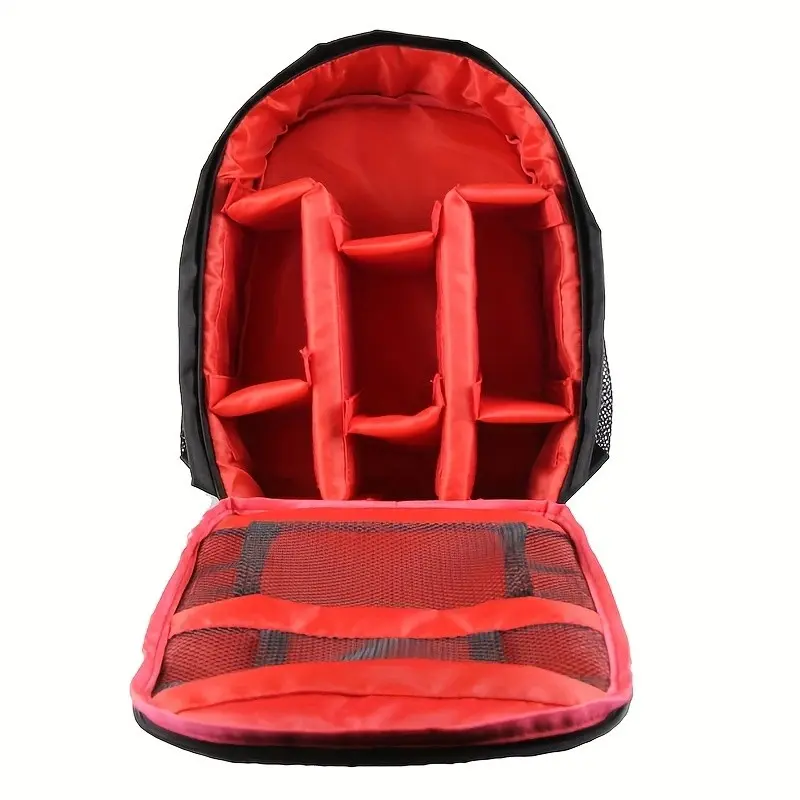 Outdoor Camera Lens Backpack Video Digital Shoulder Camera Bag Waterproof Photo Knapsack Case DSLR For Canon For Nikon For Sony Mesh Pockets
