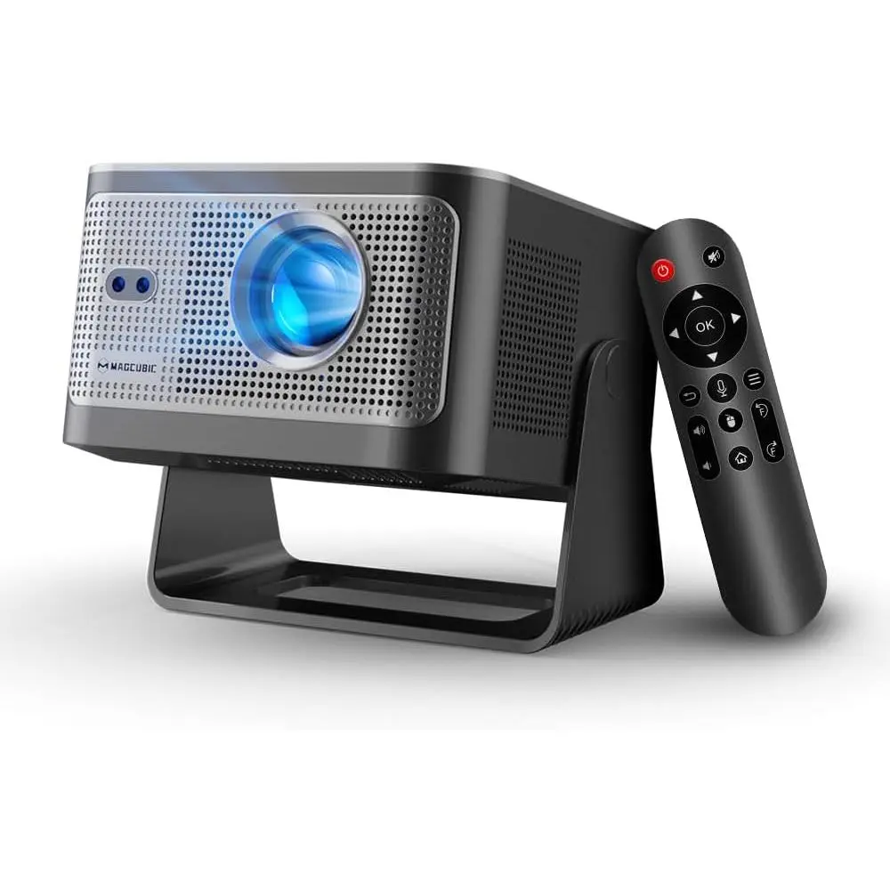 Magcubic Smart with Wifi 6 and Bluetooth 5.4, Native 1080P Portable 4K & 8K Support, 600 ANSI, Auto Focus & Obstacle Avoidance, Mini Proyector for Outdoor Movie Home HY350Max
