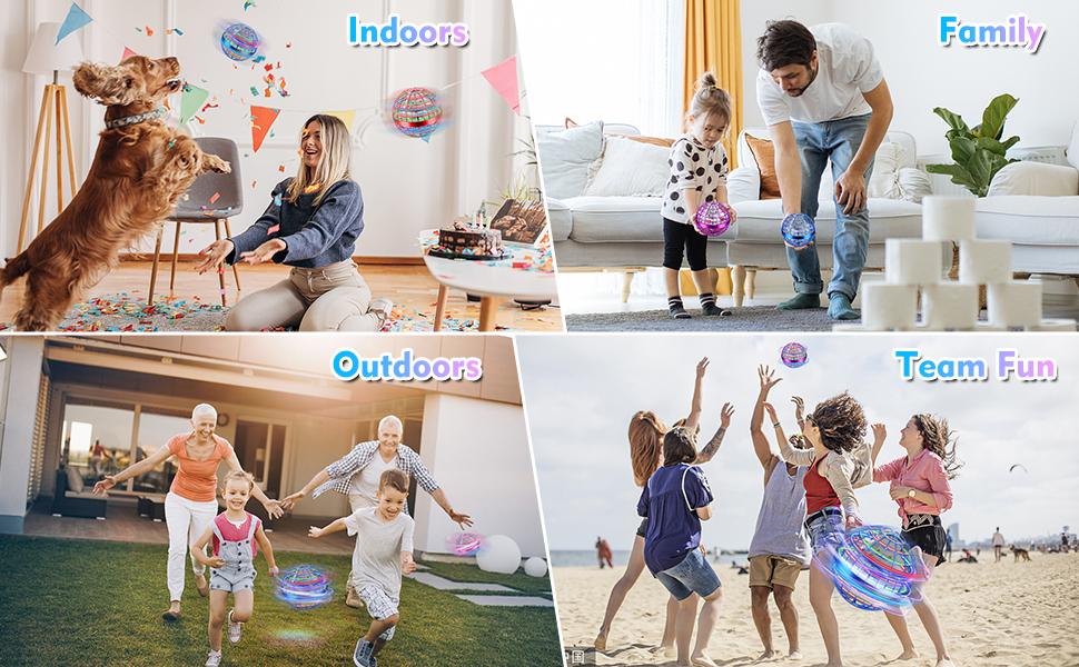 magic,metaball,Galaxy Anti-Gravity Boomerang Ball – Hover Orb & LED Fly Spinners for All Ages – Cool Indoor/Outdoor Toys for 6-12 Year Olds & Teens, Kids Toys, Boy Gifts