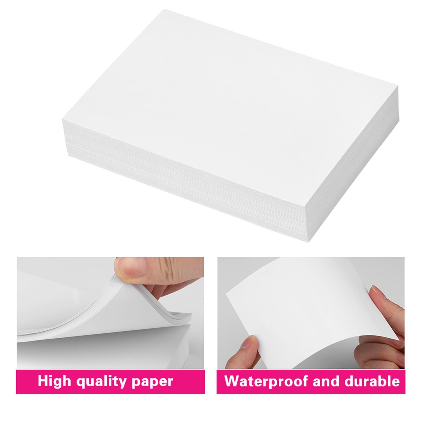 100 Sheets Photo Paper Print, 3.5 Inch X 5 Inch High Glossy Finish, 180 Gsm Brochure Paper, Smooth Surface, Office Supplies