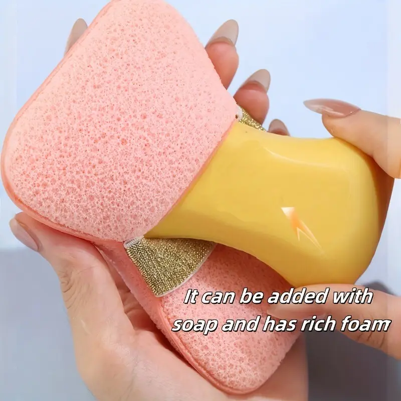 1pc Exfoliating Bath Sponge, Body Loofah, Natural Shower Sponge for Women, Gentle Skin Care Tool, Reusable & Durable, Perfect for Daily Use