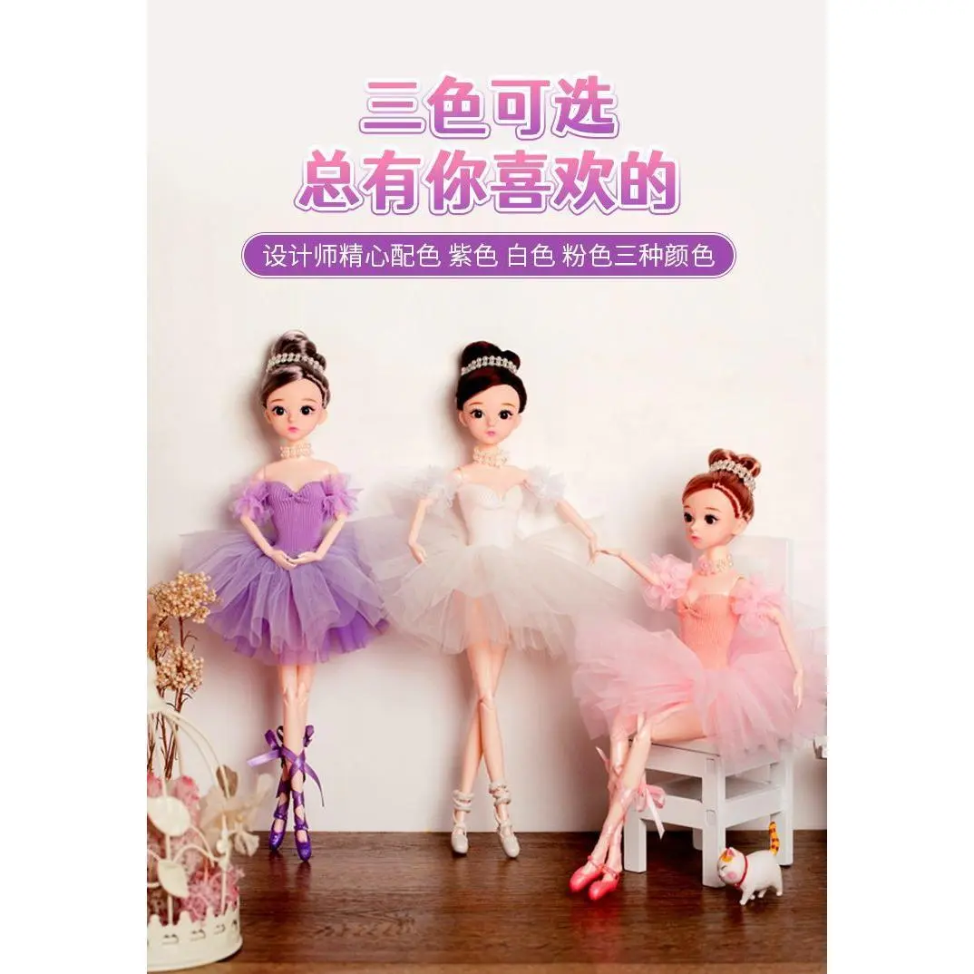 New 1/6 Ballet Dolls 32cm Girls Doll 11 Jointed Dancing doll for Children Kids Prezzie Cute Birthday Gift Fashion Girls Toys