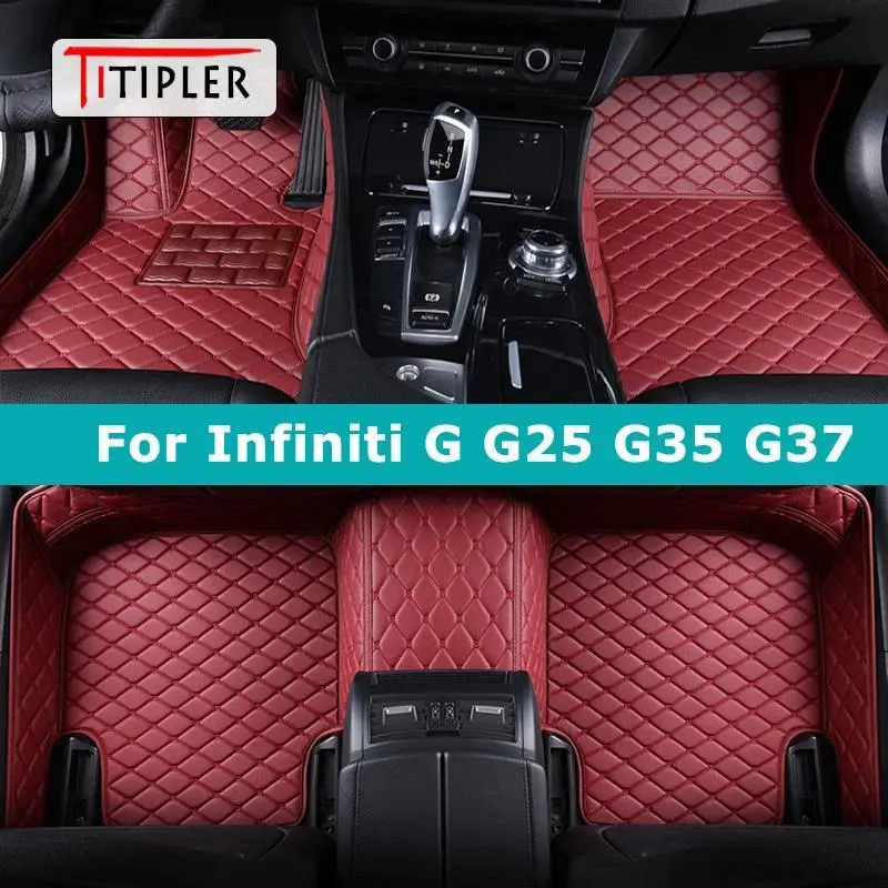 TITIPLER Custom Car Floor Mats For Infiniti G G25 G35 G37 Auto Carpets Foot Coche Accessorie, Car Accessories, Accessories For Car