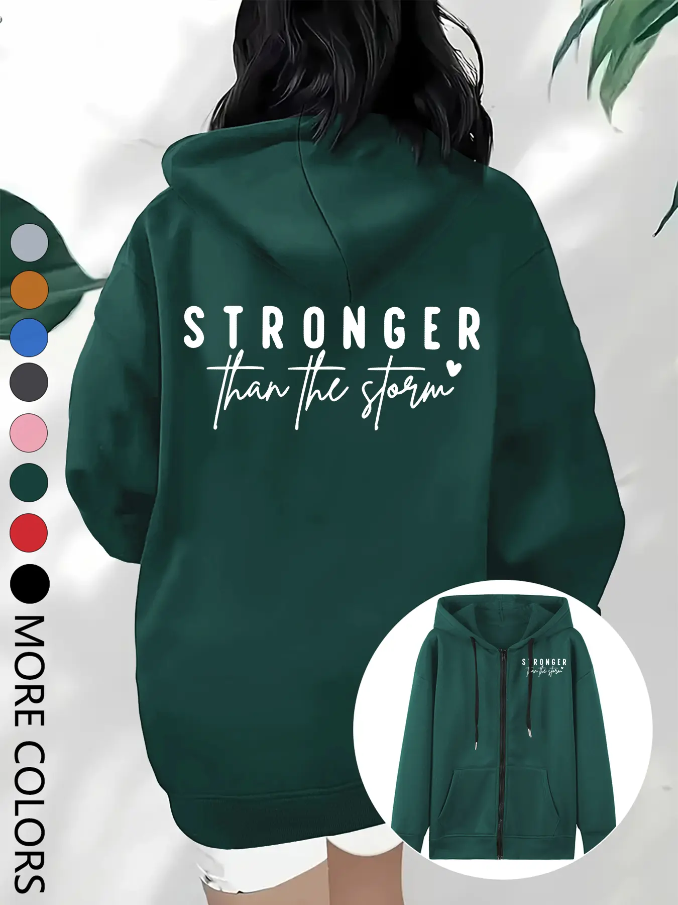 Women's Fall Winter Hooded Sweatshirt, Cartoon Letter Print, Long Sleeve Fitted Casual Top, Fashionable Sportswear for Daily Wear