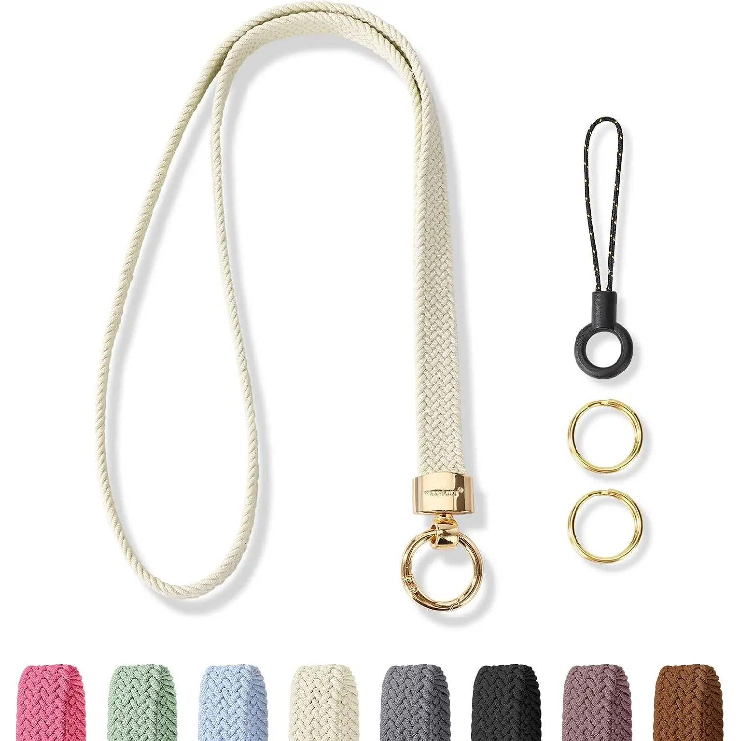 Cute Lanyards for ID Badges  Stretchy Lanyard for Teachers | Badge Lanyard for Women,  Lanyards for , Long, Thin, Stretchy, Ideal Key Lanyard for Teachers,  & Office Women