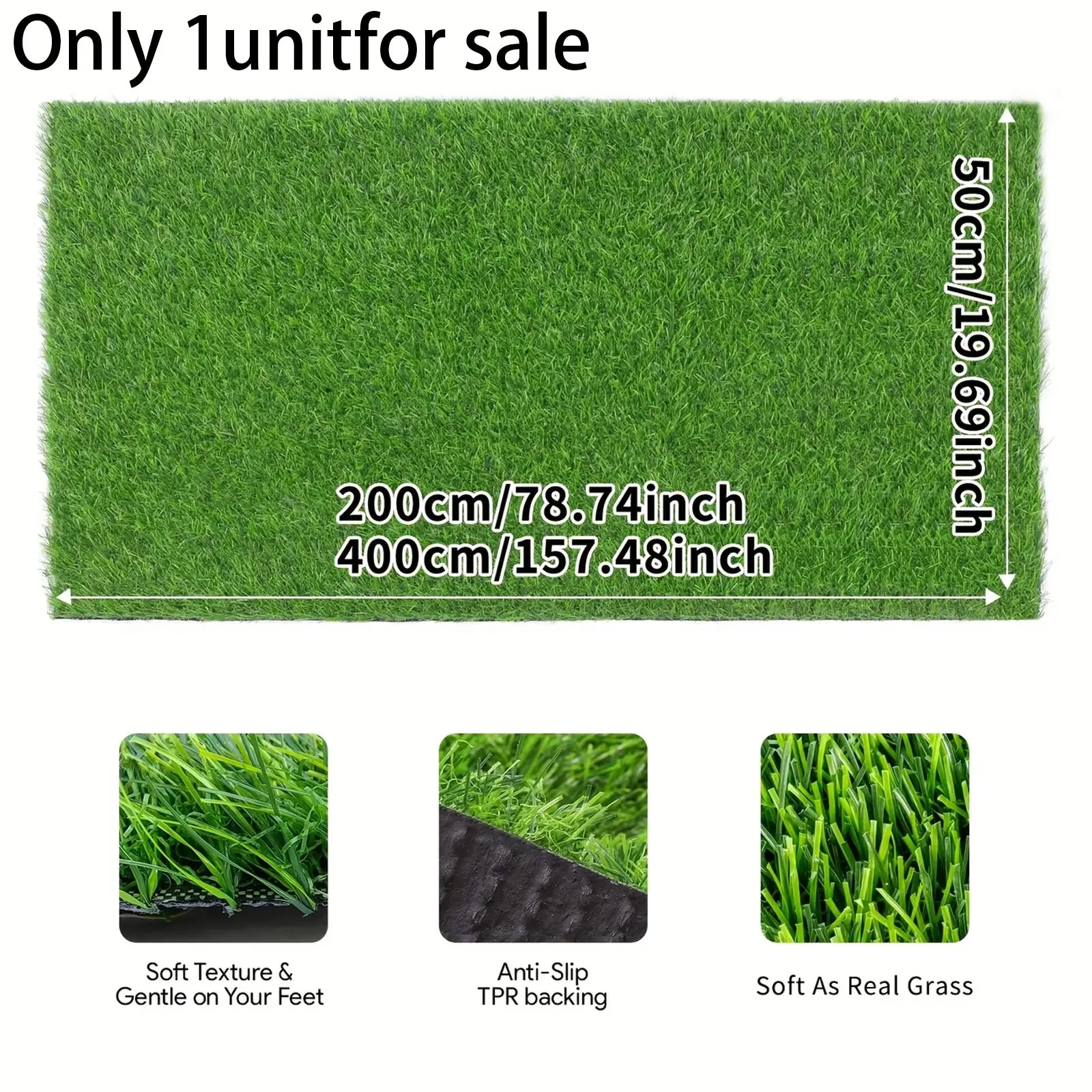 Artificial Grass Carpet, Plastic Lawn Mat, Interlocking Rug, Roof Installation, Landscape Greening, Durable Synthetic Turf, Natural Look