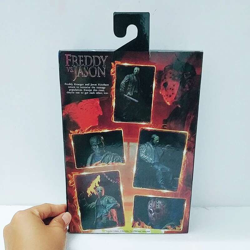 The 13th Figure Toys NECA Friday Freddy Jason Voorhees Blood Action Figure Jason Collectible Model Christmas Halloween Gifts