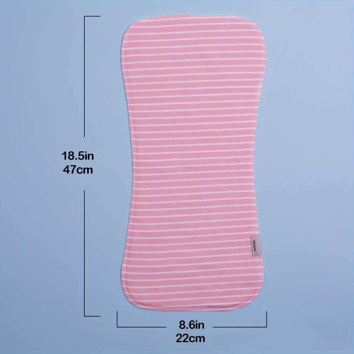 5 Pack Four-Layer Muslin Baby Burp & Feeding Cloths – Soft Absorbent Bibs & Towels for Boys & Girls, Breathable Newborn Nursing Cloths for Spit-Up & Drooling