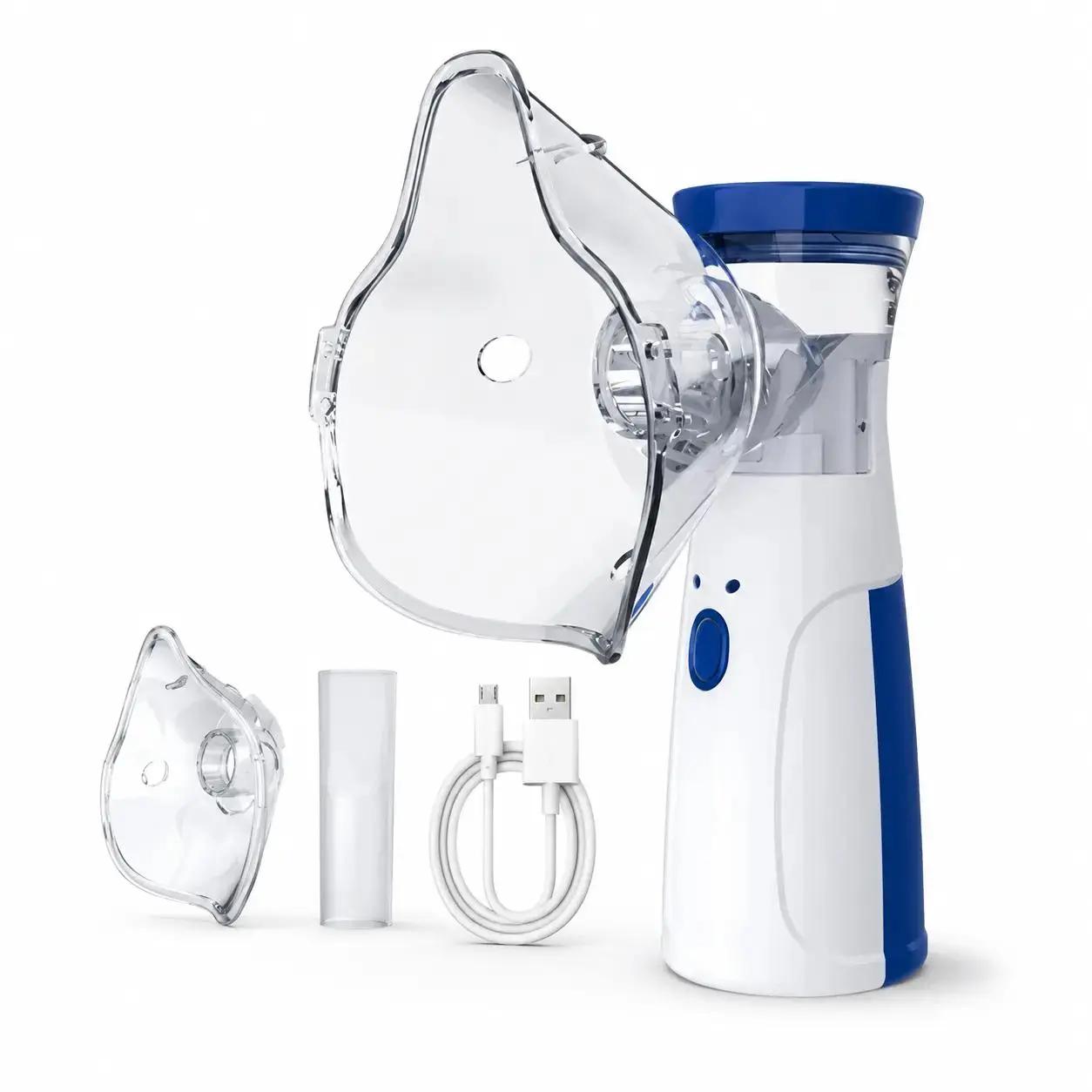 Portable Handheld Nebulizer, USB Rechargeable Mist Maker, Electric Atomizer for Breathing Issues, Suitable for Adults & Kids, Ideal for Home & Travel, Ideal Gift, Portable Nebulizer Machine