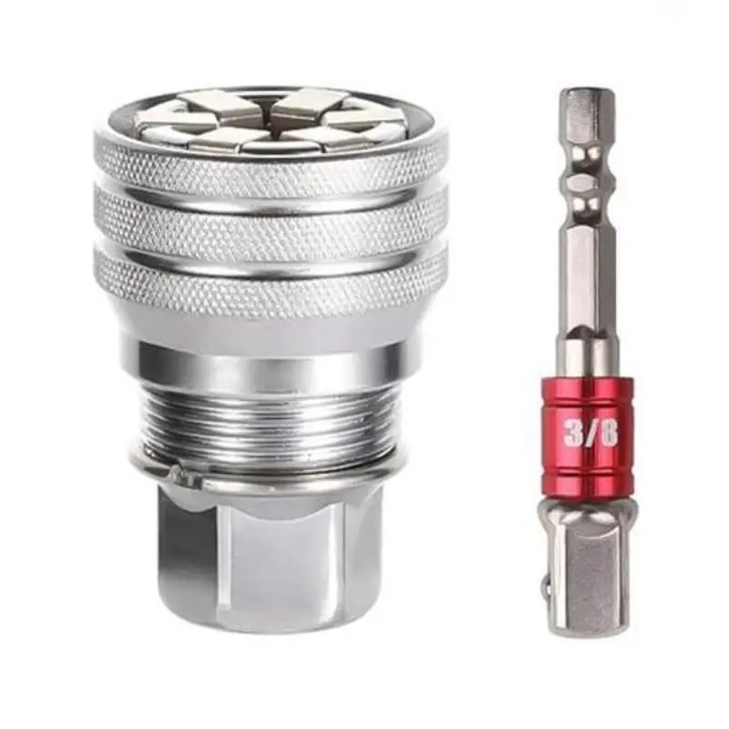 Multi-Function Universal Socket Wrench Tool, Adjustable Ratchet Torque Wrench, Universal Maintenance Tool for Power Drill, Multifunctional Wrench
