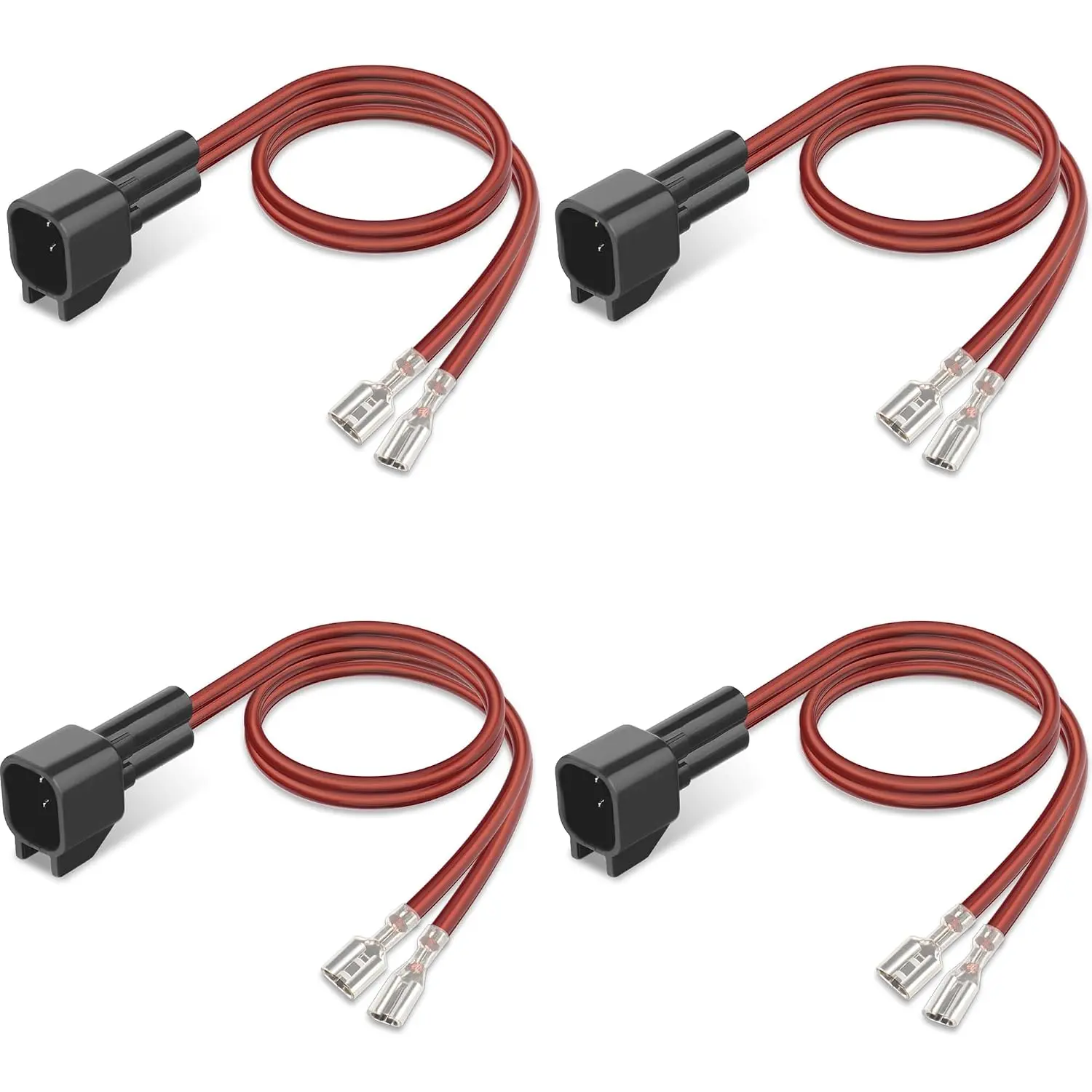 4 count 72-5600 Speaker Harness,Thicker  Professional Speaker Wire Harness Adapter Connector Plug , Audio  for Chevy Mazda Lincoln  F150 F250 Escape