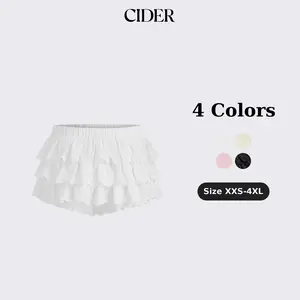 Cider Low Rise Solid Layered Micro Bloomer Shorts