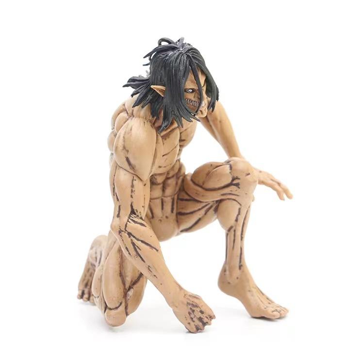 Attack On Titan Eren Jaeger Colossus Form Articulated Action Figure Model Kit Boy Collectible Desktop Ornaments Decor Toys Gifts