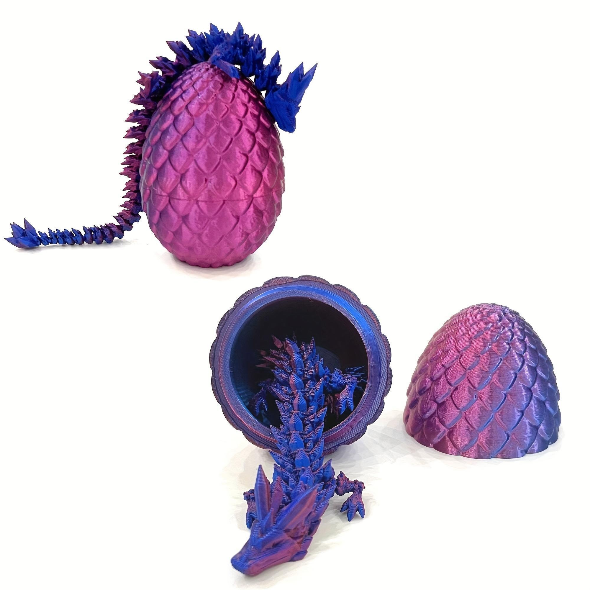 3D Dragon Egg, Halloween, Christmas, New Year, Easter Gifts for Family and Friends, Holiday Party Gifts, Room Decor, Living Room Decoration, Desktop Decor, Fun Gifts, Home Decor Statue, Collectible Figurine